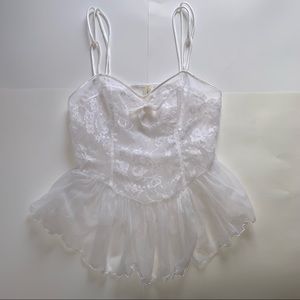 Delicate Mesh/Lingerie Style Top